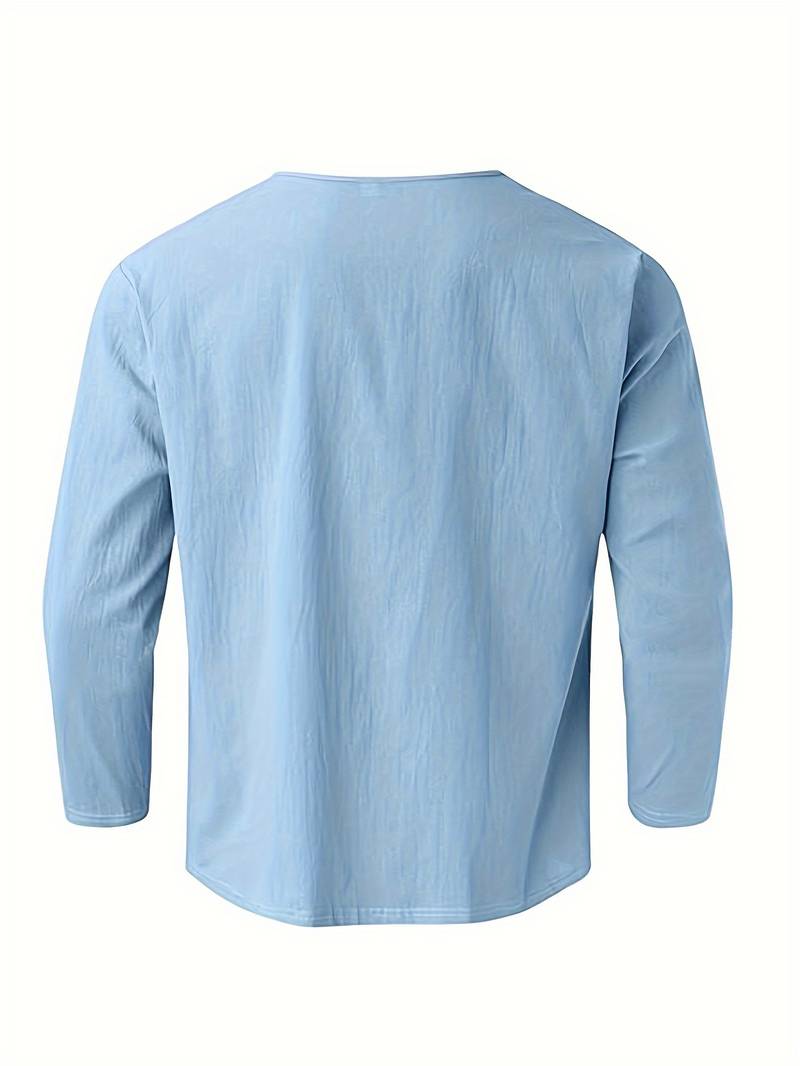 Benson | Drawstring Long Sleeve Men's Shirt | Stylish, Comfortable, Versatile