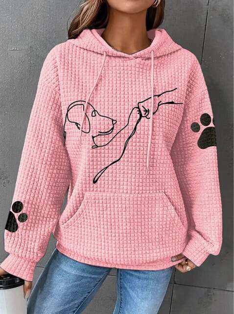 Fentley | Stylish Dog Print Women's Hoodie | Soft, Comfortable, Trendy Design