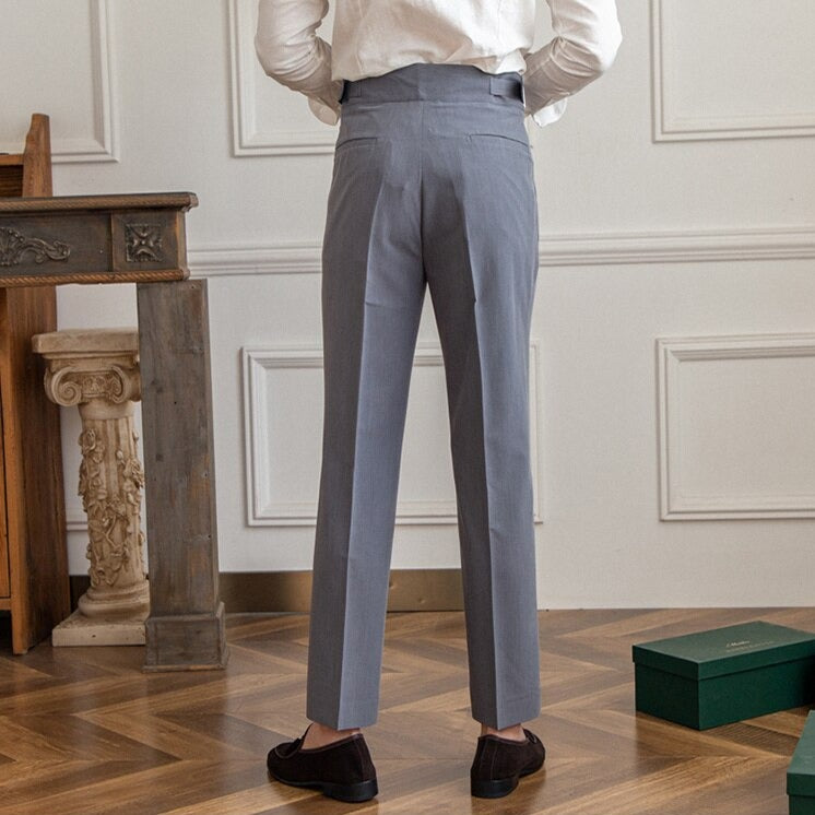 Benson | Classic Leather Belt Trousers | Stylish, Durable, Timeless Design